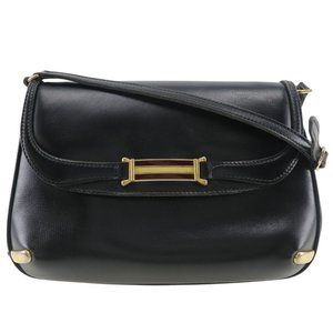 Gucci Sherry Black Leather shoulder